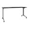 Hirsh Commercial Desks, 60 in W, 28.75 in H, Steel, Laminate Top, Arctic Silver / Weathered Charcoal 24374 - alternate 1